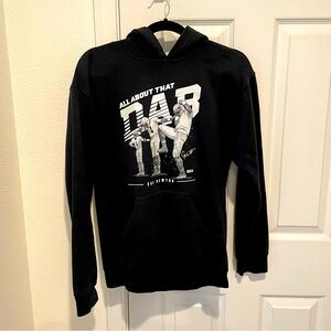 GILDAN Black Hoody- Cam Newton - All About That DAB - Size Small